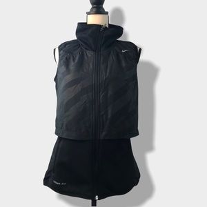 Womens Nike Therma-fit Black Vest Medium
